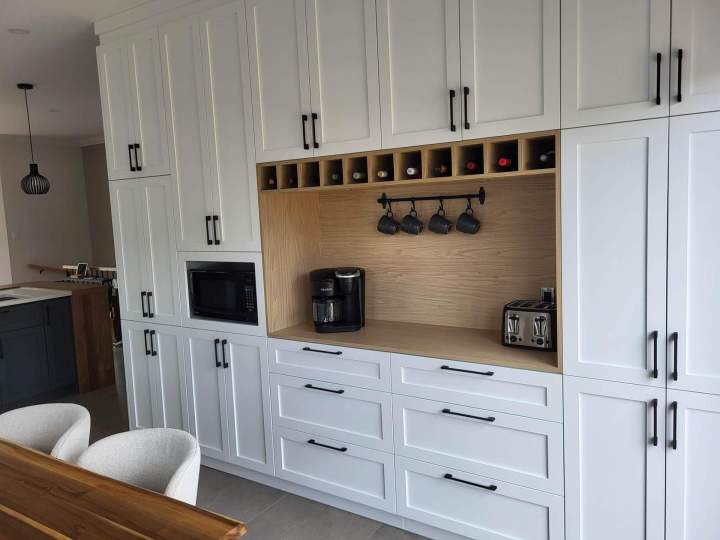 Rénovation intérieur coin garde-manger Québec