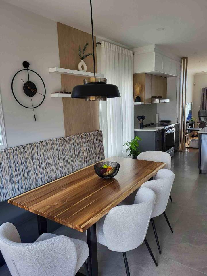 Espaces cuisine et salon rénovés Québec