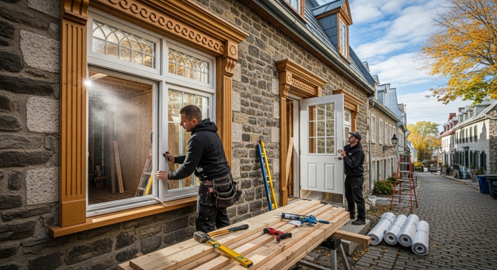 Vente et pose de portes et de fenêtres écoénergétiques  
